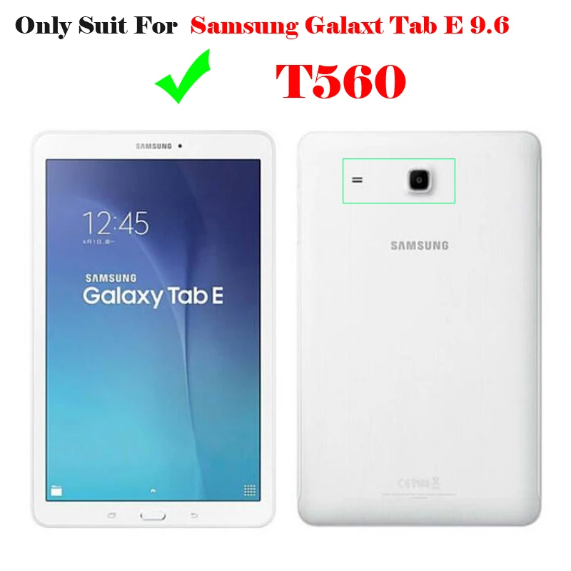Bluetooth клавиатура для Samsung Galaxy Tab E 9 6 беспроводная чехол планшета T560 кожаный книжка