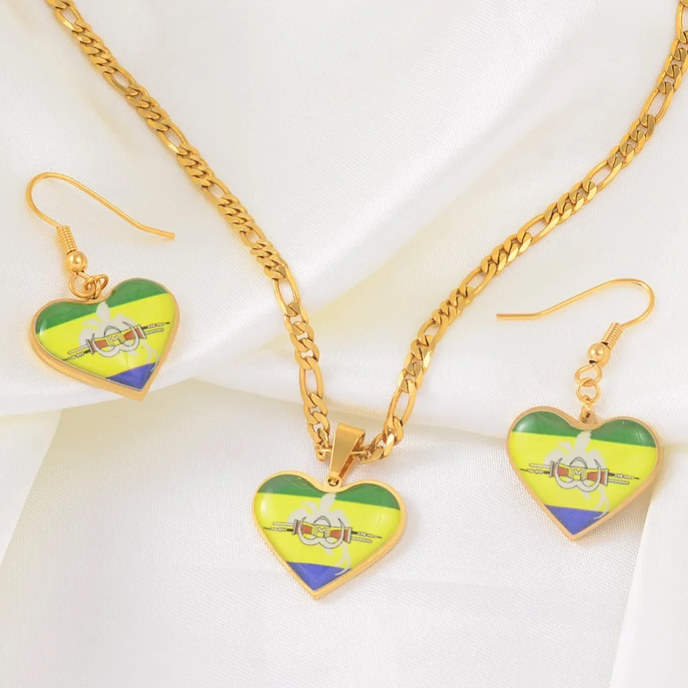 Anniyo Heart Png Morobe Province Flag Pendant Necklaces Earrings For Women Girls Papua New Guinea Jewelry Gifts 063121 Kupiti Za Cinoyu 7 08 V Aliexpress Com Imall Com
