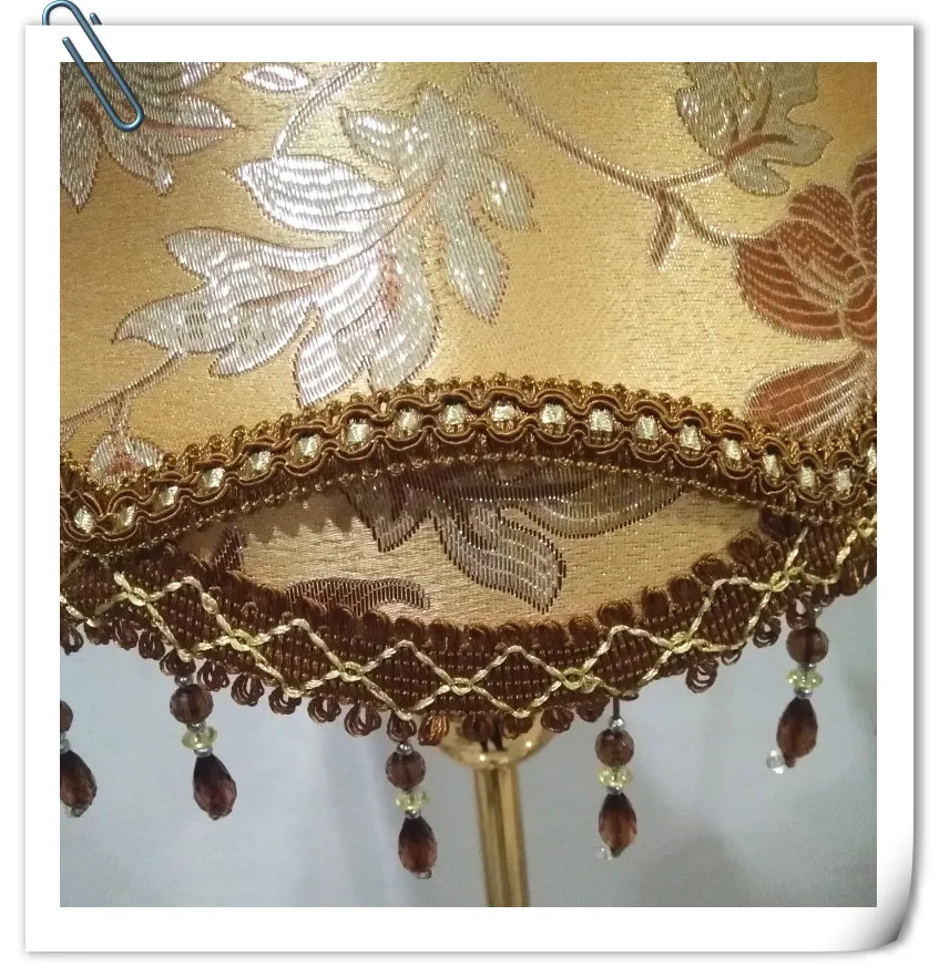  Lampshade for Floor lamp cover painting flower Pattern crystal pendant table lamp shade E27 vintage - 32959597219