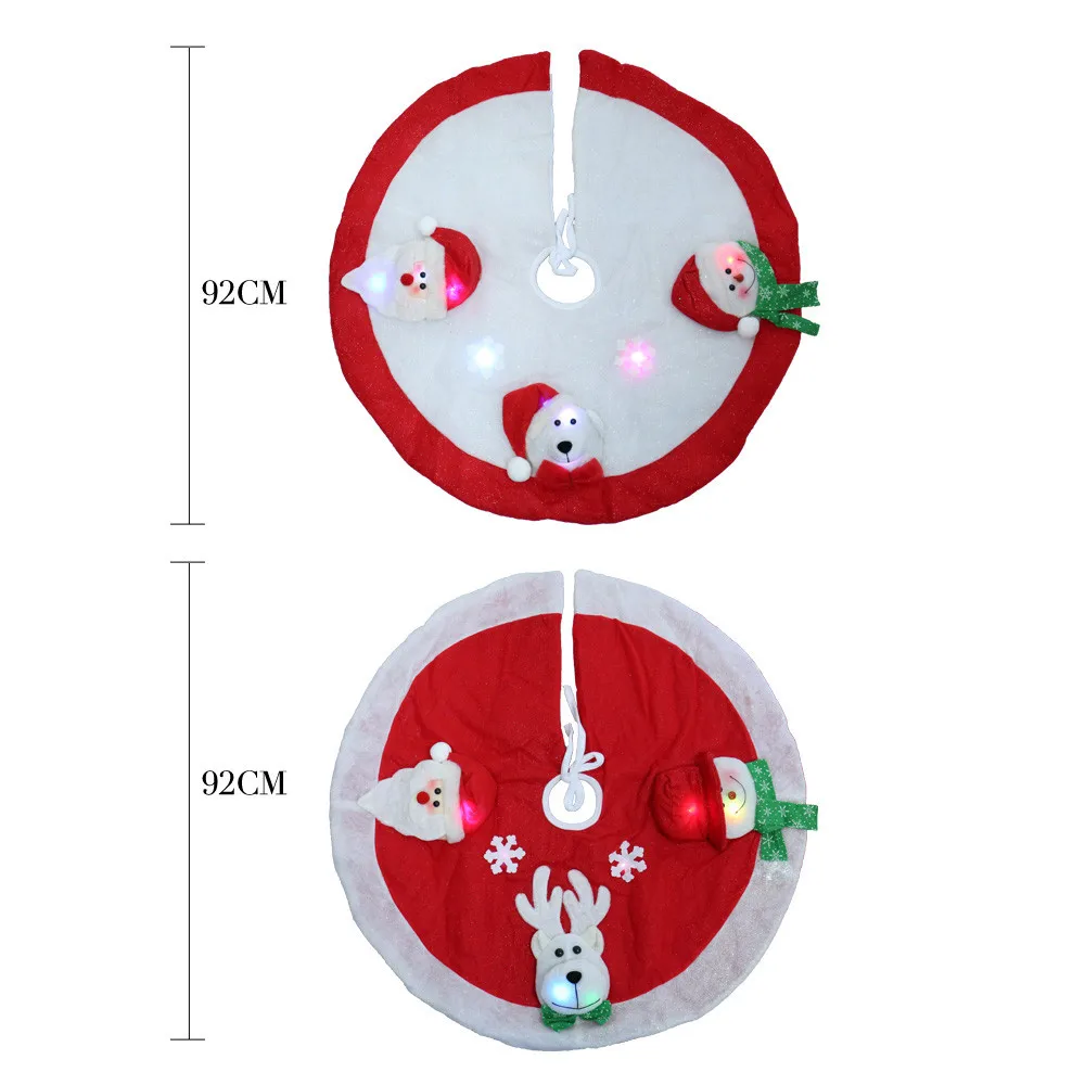 Санта Клаус дерево юбка Юбки для ёлки елку украшения