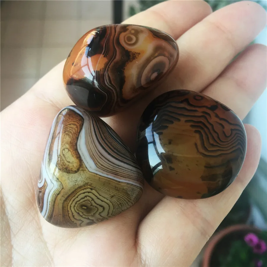 3 шт. натуральные камни и минералы sardonyx ладонный Агат лечебные кристаллы для