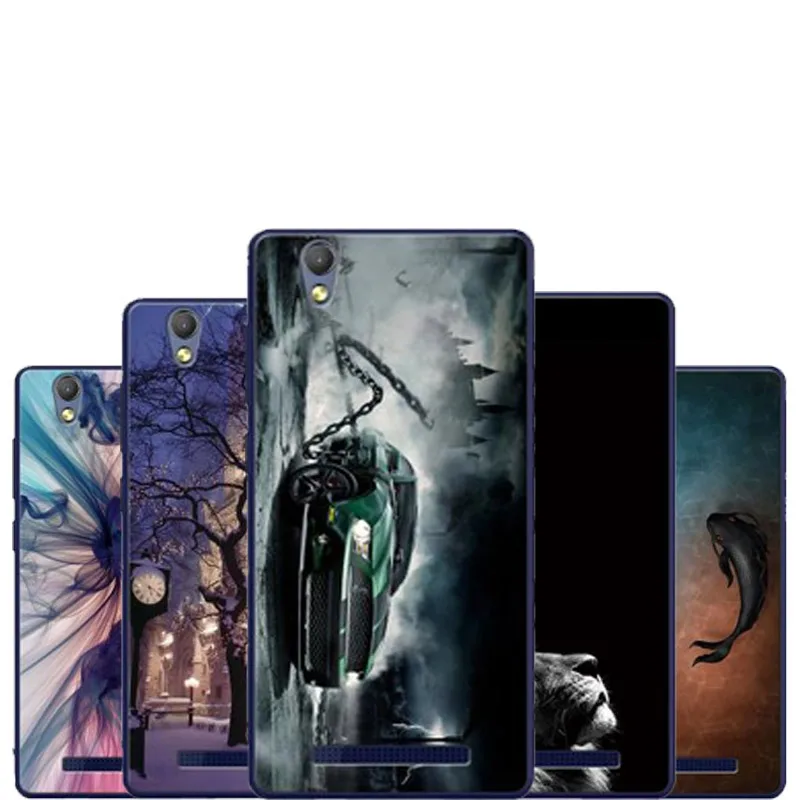 Draw Paint Pattern cartoon TPU Covers case FoR Evertek EVERMIRACLE S II