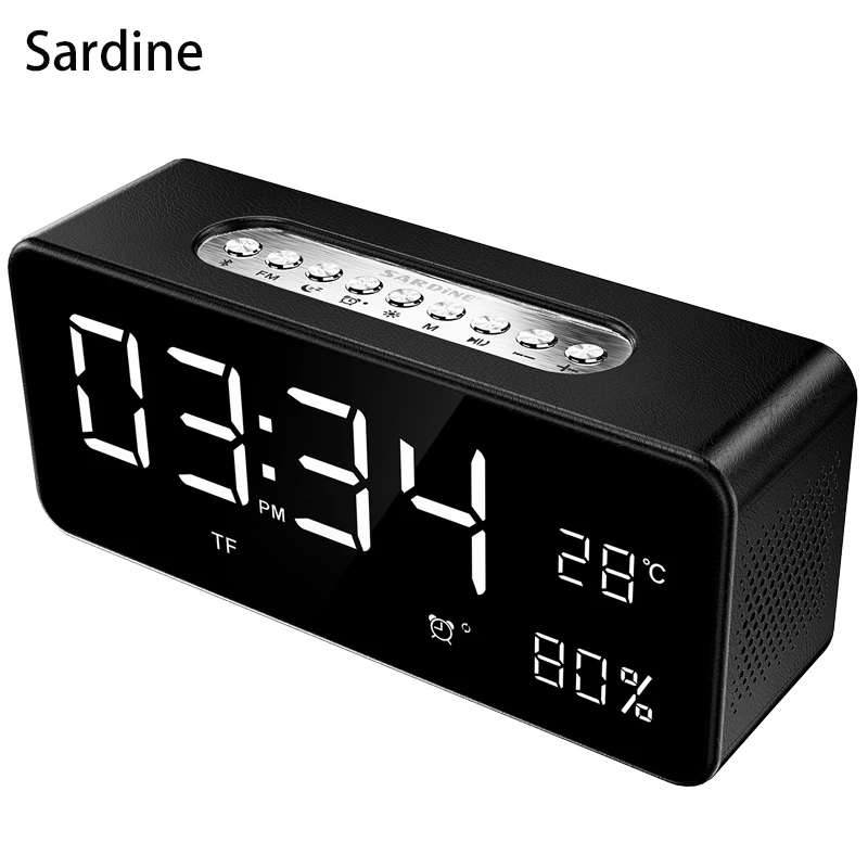 Портативная bluetooth колонка 2000 мАч с FM радио|fm radio|sardine speakerbluetooth speaker |