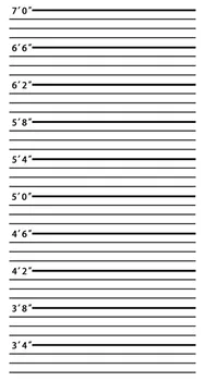 

Mugshot Photo Shoot Background Digital Printed Black White Striped Police Lineup Props Photography Studio Backdrops