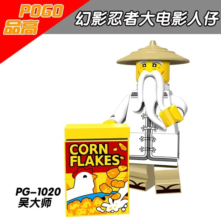 Ninja Movie Nya Lord Garmadon Flashback Master Wu Shark Army Angler Great White N POP Girl совместим с Lego Figure Blocks|ninjago