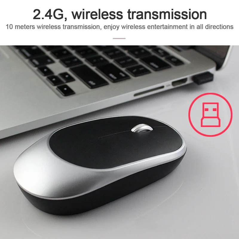 Эргономичная мышь 2,4 ГГц USB оптическая мышь для портативных ПК Беспроводная мышь компьютер Bluetooth мышь тихий ПК Mause перезаряжаемая