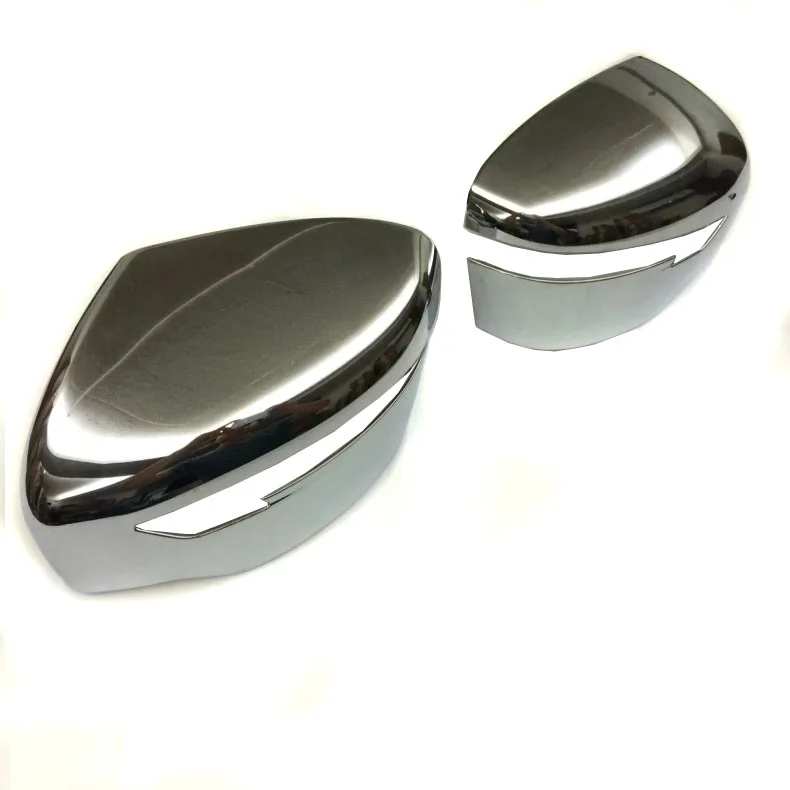 

Hot For Nissan Murano 2015 2016 2017 2018 car ABS chrome back rear view Rearview Side Mirror Strip stick trim panel lamp 2pcs