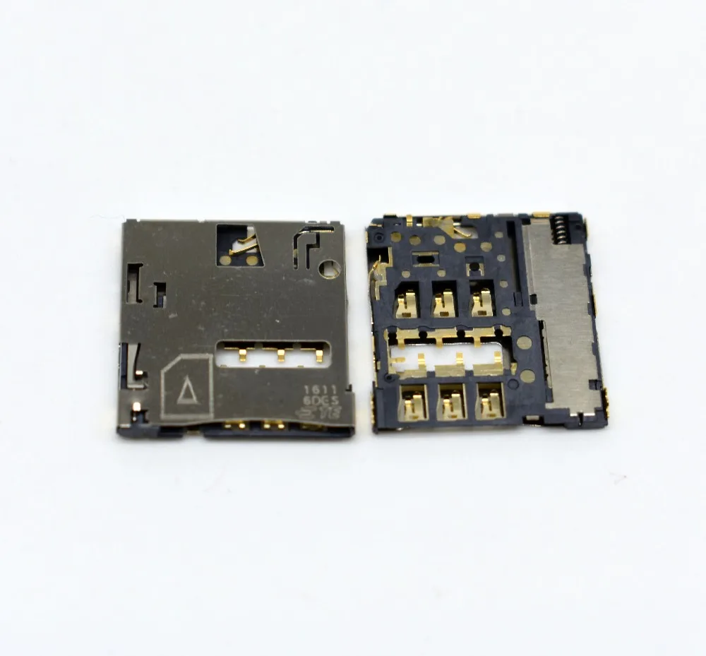 5 шт./лот новый разъем для huawei Honor 6 H60 Sim Card Reader Разъем Держатель лоток Слот