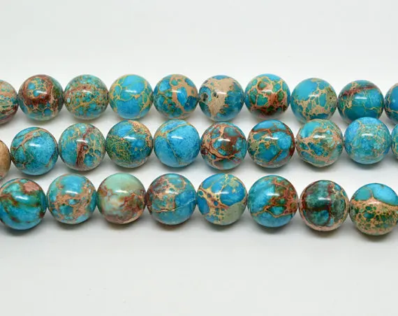 8 mm variscite beads 8 mm imperial jasper beads blue bead wholesale bead sea sediment jasper turquoise jasper gemstone bead jewelry supplies 12