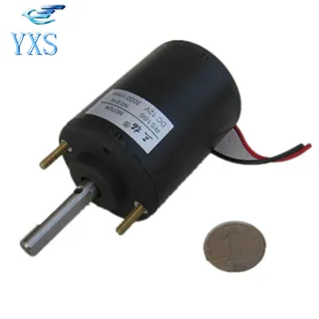 

DHL Free DC 24V 1.5A 3000 RPM Per Minute Long Axis DC High Speed Motor Brush Motor R5166 12W
