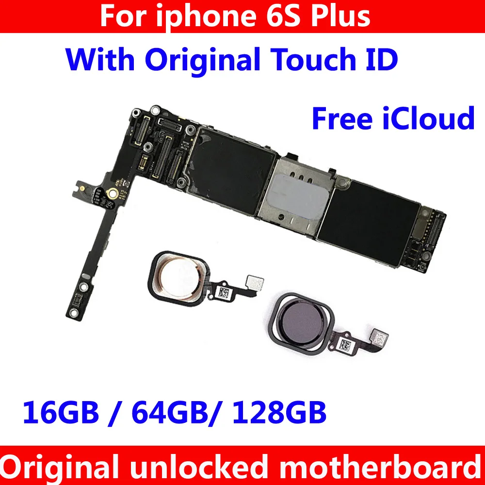 Original IOS motherboard for iphone 6 S Plus 6SP 16GB 64GB 128GB IOS