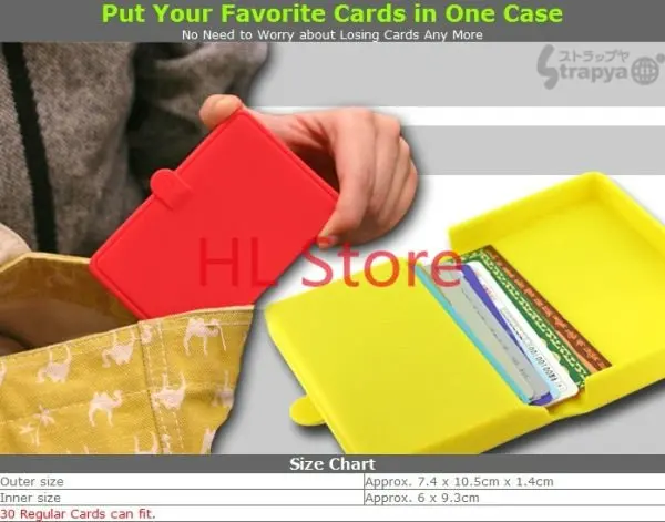 Free shipping! I-SATSU 100% Silicne Name Card Holder Silicone Wallet | Багаж и сумки