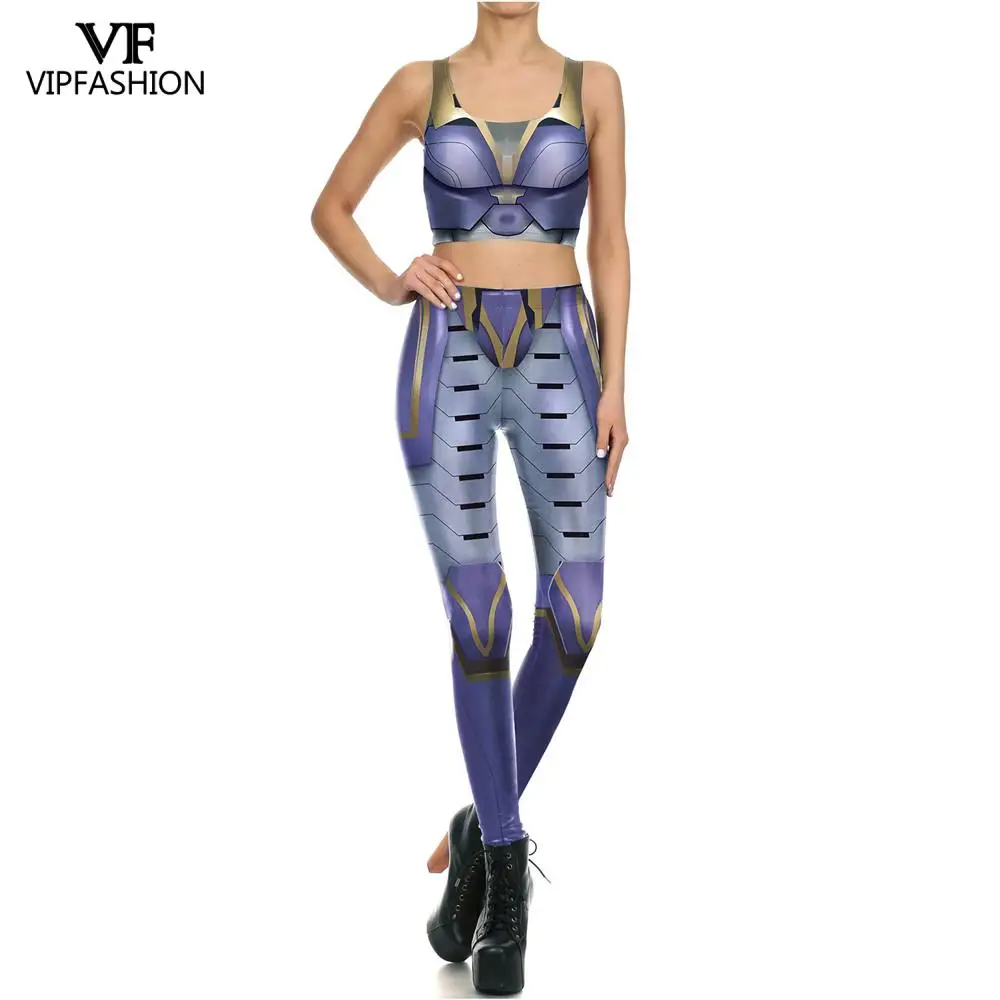 VIP Мода горячая Распродажа женские штаны для бега фитнеса для женщин 3D принт дизайн игры сексуальные женские косплей леггинсы