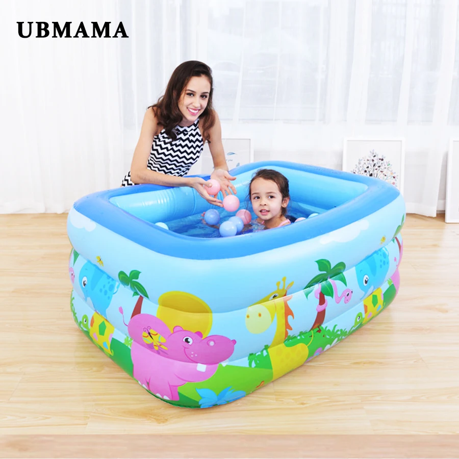 

Family Swim Center Inflatable Pool large Inflatable Bubble Bottom Drain Hole kids Swimming Pool Children's water ball play pool