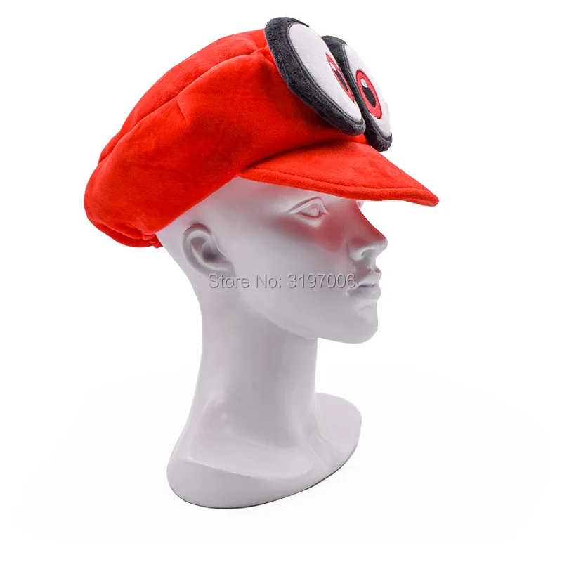 Новинка, шапка для косплея Супер Марио, Красная Шапка Одиссея Марио, носимая бейсболки унисекс, регулируемая красная шапка и Мультяшные шляпы