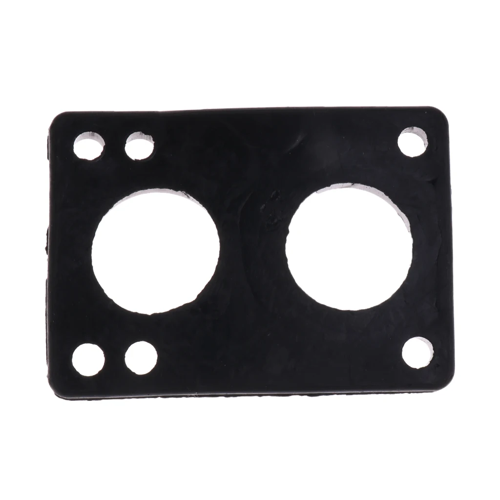 Skateboard Longboard Hardware Set Bearings Washers Speed Rings + 6mm Thick Rubber Risers Pads + Mounting Screws Bolts Nuts