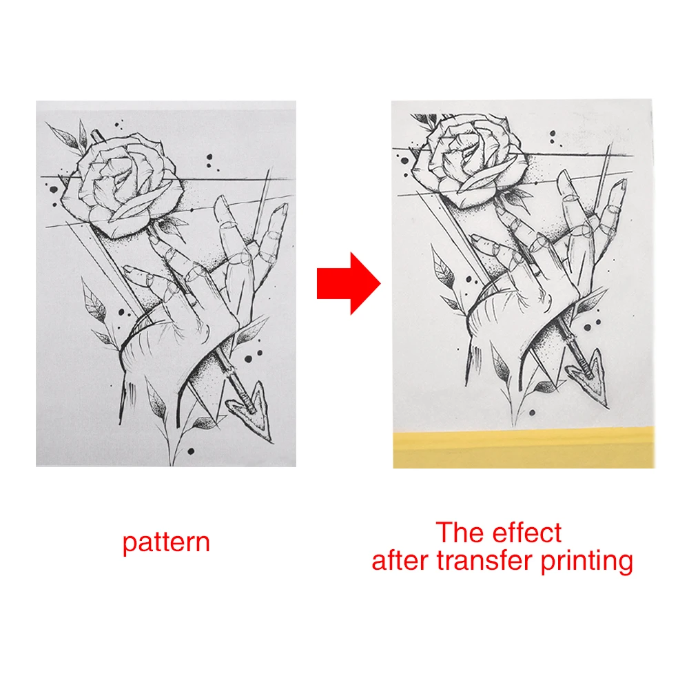 10 шт. трафареты для нанесения татуировок|for tattoo|tattoo stencil transferstencil transfer paper |