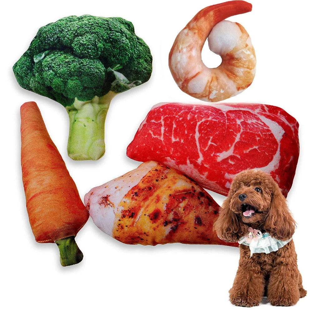 

Dog Chew Toys Pet Puppy Squeaky Toy Cute Wolf Toys Stuffed Squeaking Animals Plush Rabbit Honking Training Squirrel Pet Supplies