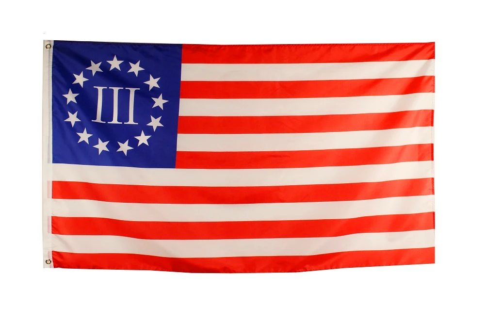 johnin 3x5 fts Nyberg Three Percent Flagin Flags, Banners
