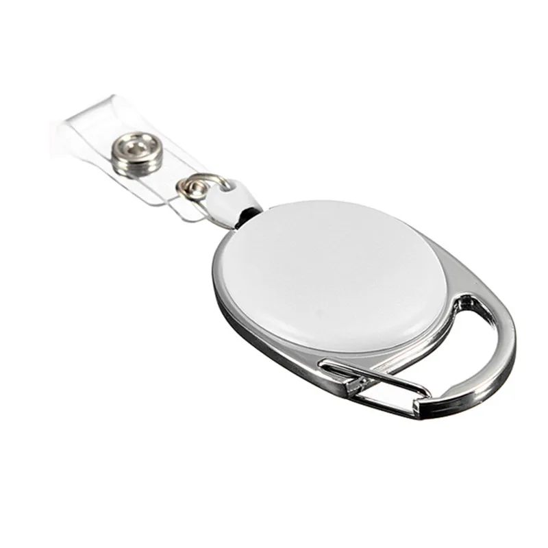 Retractable Pull Keychain Lanyard ID Badge Holder Name Tag Card Recoil Reel Belt Clip Stretchable Key Ring Retractable Pull Keychain Lanyard ID Badge Holder Name Tag Card Recoil Reel Belt Clip Stretchable Key Ring