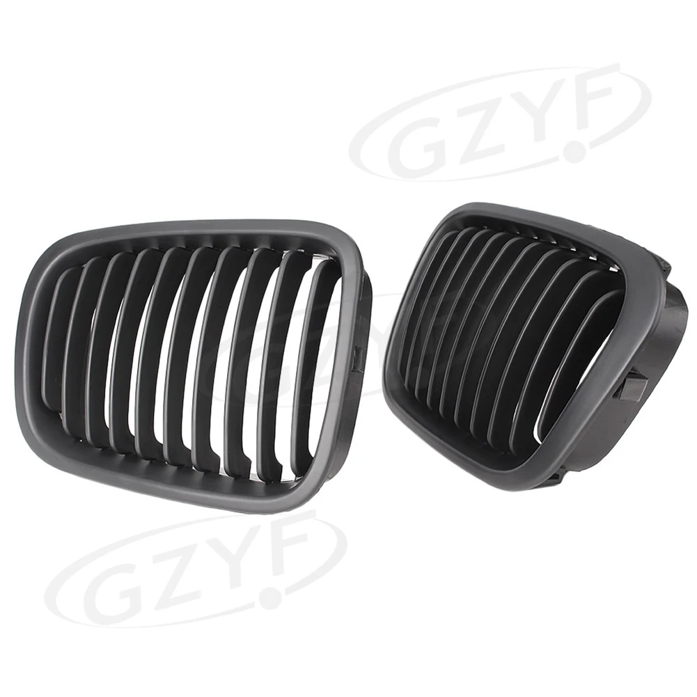 Car Front Grill Grille For BMW 3 Series E46 Touring Saloon 4-Door 1998-2001 & E46 Compact 2001 2002 2003 2004 Matt Black ABS car exterior accessories,car grill mesh
