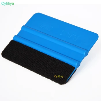 

1000pcscar vinyl film wrapping tools 3m squeegee with felt soft wall paper scraper mobile screen protector install squeegee tool