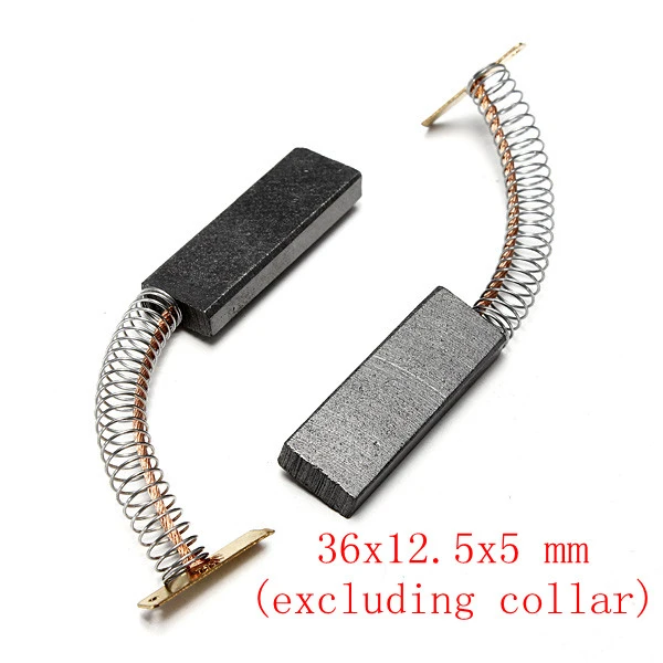 10Pcs Carbon Brush For Bosch NEFF For Siemens Washing Machine 36x12.5x5mm 10Pcs Carbon Brush For Bosch NEFF For Siemens Washing Machine 36x12.5x5mm