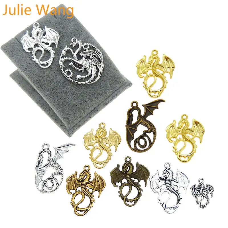 Julie Wang 11 шт. подвески из смешанного сплава с драконами демонами коллекция