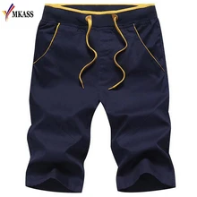 Новые летние мужские хлопковые шорты однотонные шорты Повседневная одежда шорты Homme верхняя одежда шорты мужские большие размеры S-5XL
