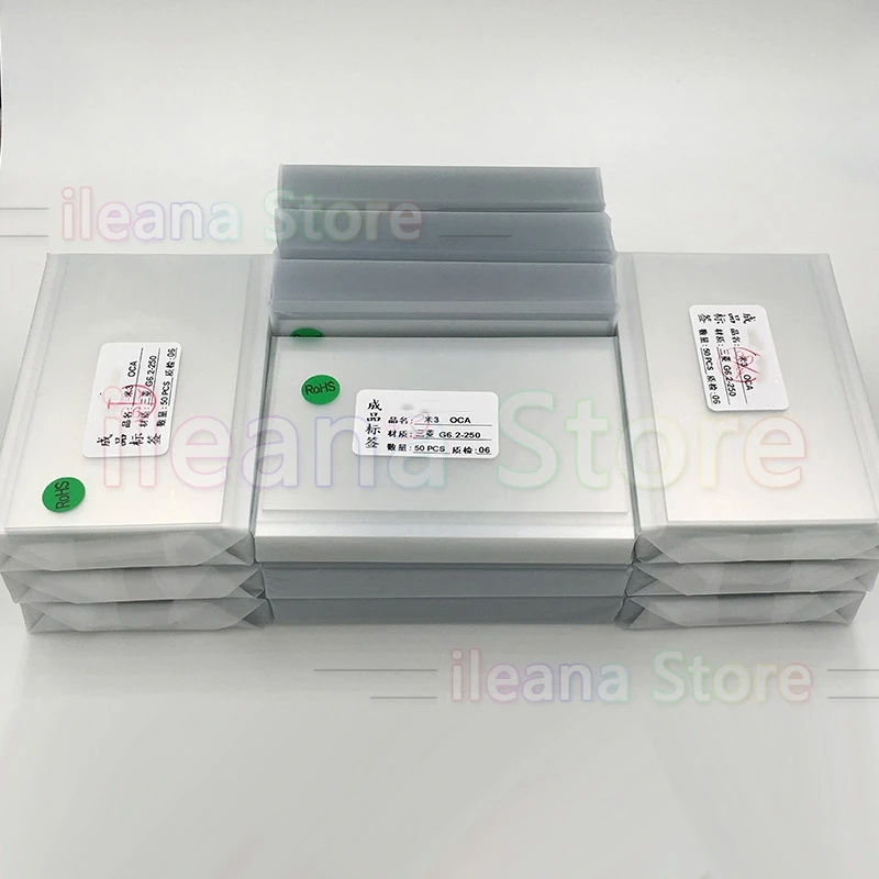 

50 piece OCA For Samsung Galaxy Note 2 3 4 5 8 LCD Screen Glass Display Optical Clear Adhesive Glue Stickers