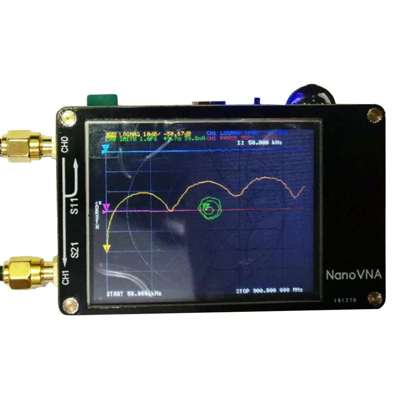 NanoVNA векторный сетевой анализатор антенный анализатор коротковолновый MF HF VHF UHF Genius I4-001