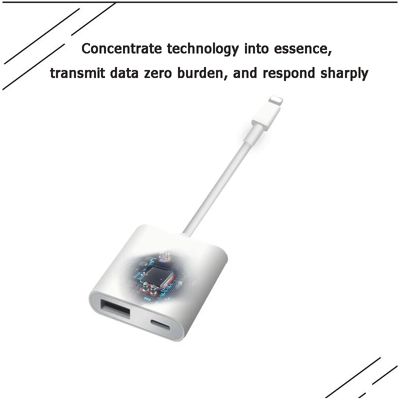 Ingelon Новинка для Lightning-USB ридер AdapterData Sync OTG внешний разъем для клавиатуры для iphone ipad комплекты для подключения камеры