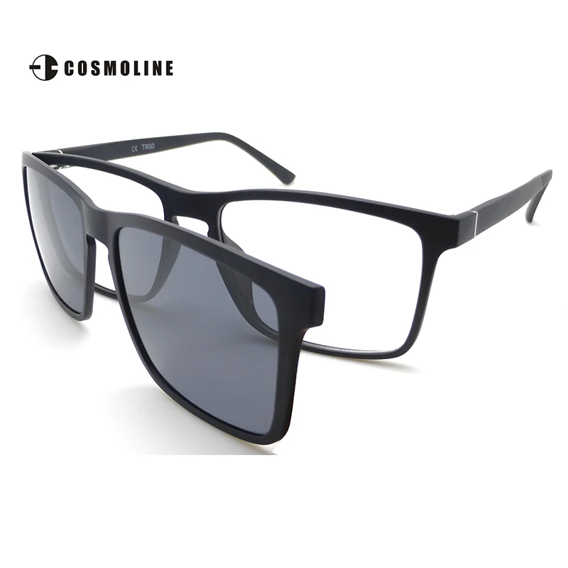 COSMOLINE Polarized Clip On sunglasses tr90 sun glasses Anti UV For
