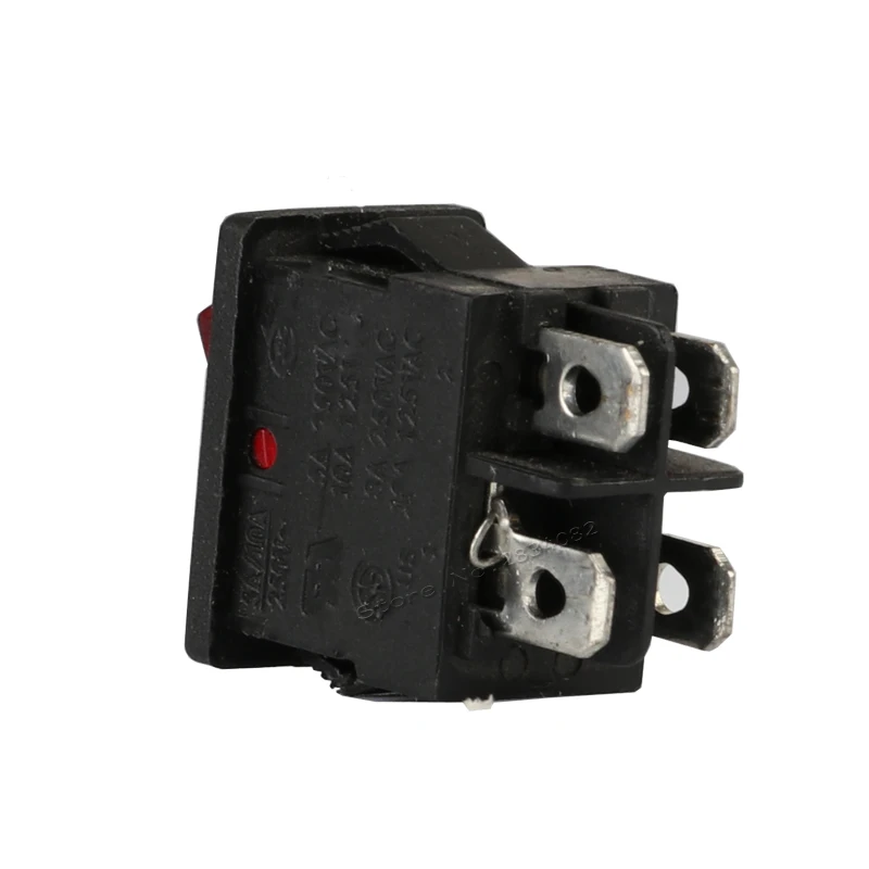 4 штифта 5A/250VAC 8A/250VAC 10А/125VAC SPDT с подсветкой кулисный переключатель для лодки 2