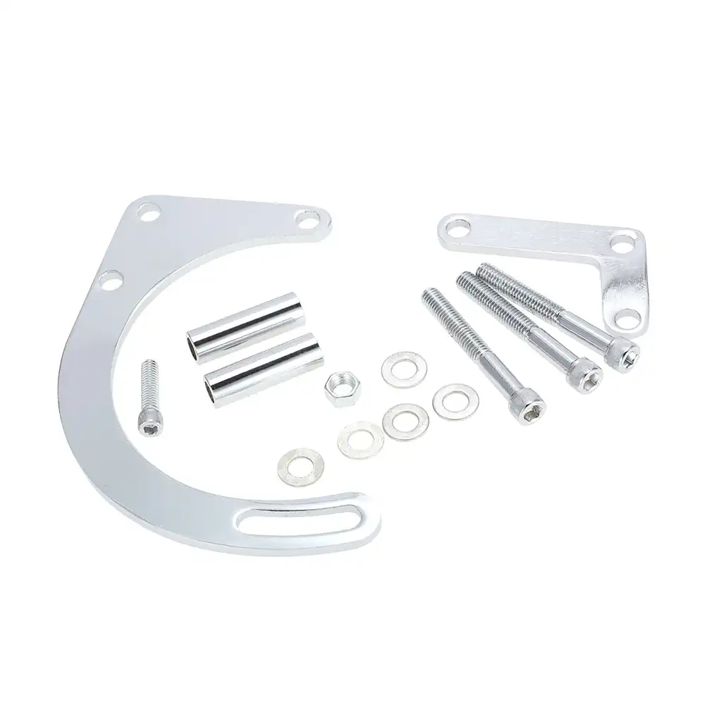 KKmoon Alternator Bracket SBC Chrome Low Mount SWP SB for Chevy 350 Short Water Pump KKmoon Alternator Bracket SBC Chrome Low Mount SWP SB for Chevy 350 Short Water Pump