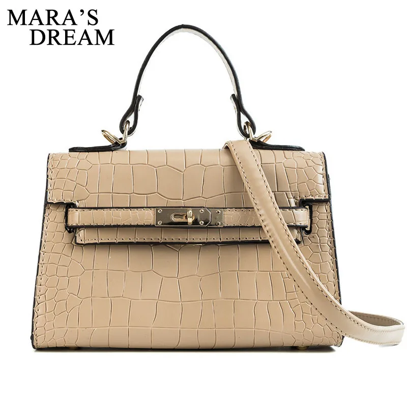 

Mara's Dream 2019 New Korean Fashion Small Square Bag Crocodile Pattern Handbag Chain Bag Shoulder Diagonal Package