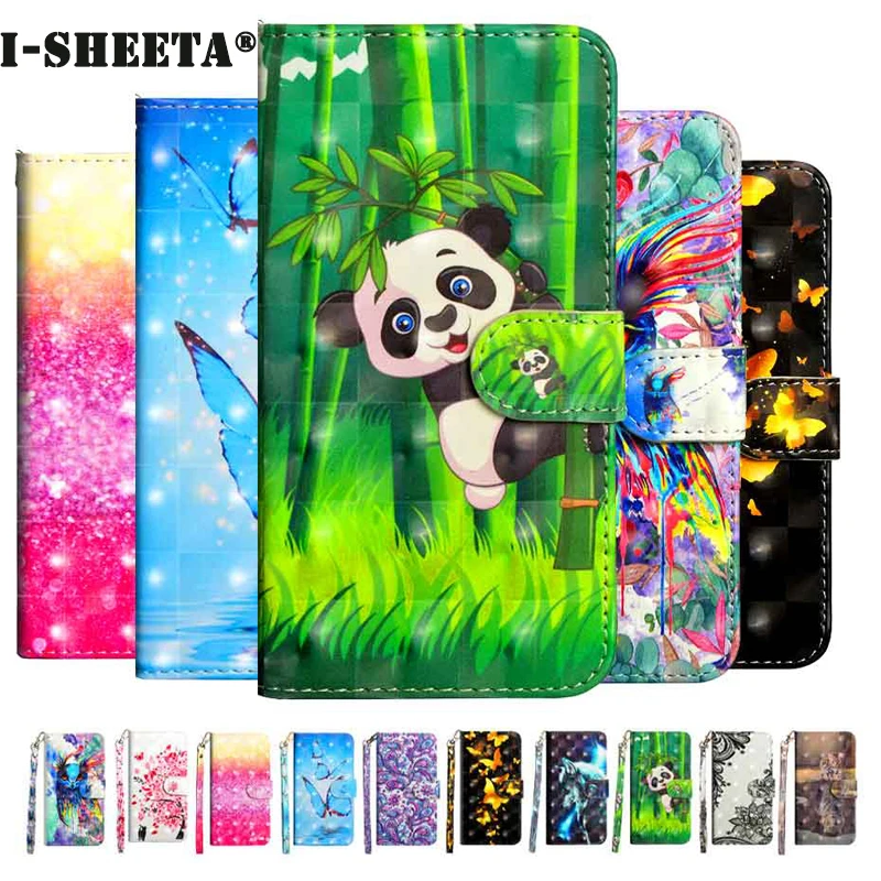 

I-sheeta 3D Painted Wallet Case For Moto G5S G6 E4 E5 C Plus X4 2017 Book Flip Phone Back Cover Cases For Moto E4 E5 G6 Plus