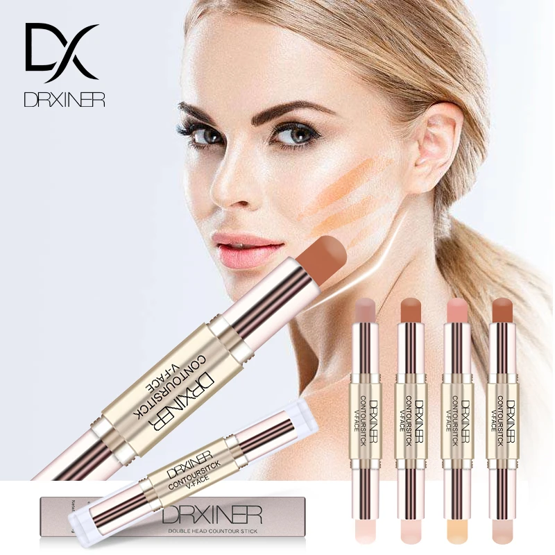 

Brand Shimmer Shine Highlighter Foundation Stick Bronzer Contour Makeup Pen 3D Face Cream Highlight Pencil Make Up