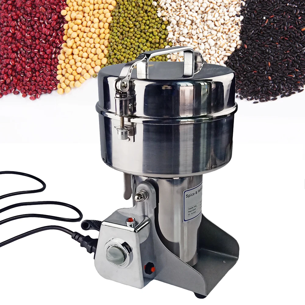 DULONG 700g electric flour grinder beans coffee grains herbals spices