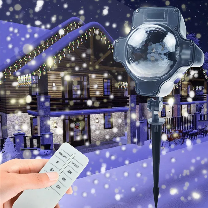 

Moving Snow Outdoor Garden Laser Projector Laser Projector Lamps Outdoor Snowfall Laser Light for Christmas Party Decor