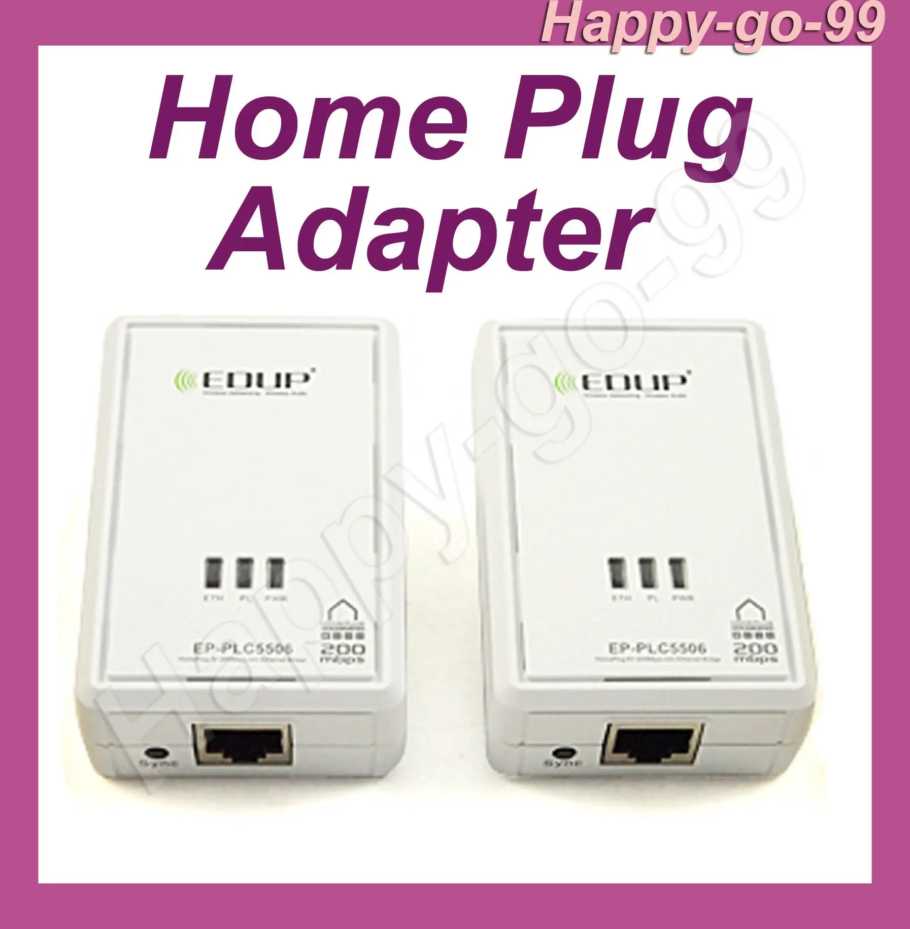 Edup Epplc5506 200mbps 300m Starterkit Wireless Powerline Network