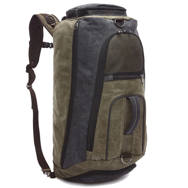 Vintage Canvas font b Backpack b font Men Rucksack School Satchel Bag Back Pack New Travel