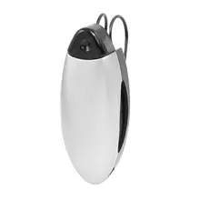 Car Vehicle Sun Visor Cards Sunglasses Holder Clip Black Silver Tone