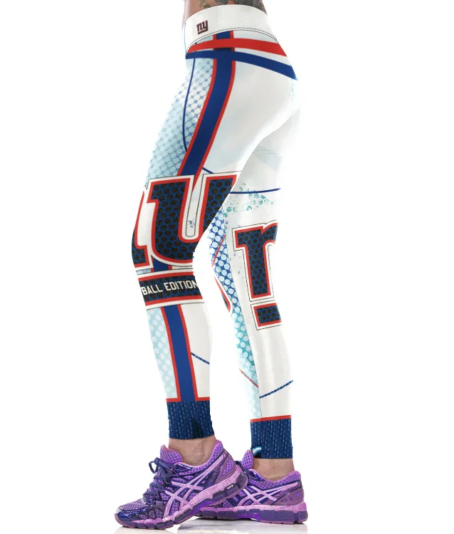 

Unisex Football Team Giants Print Tight Pants Workout Gym Training Running Yoga Sport Fitness Exercise Leggings Dropshipping