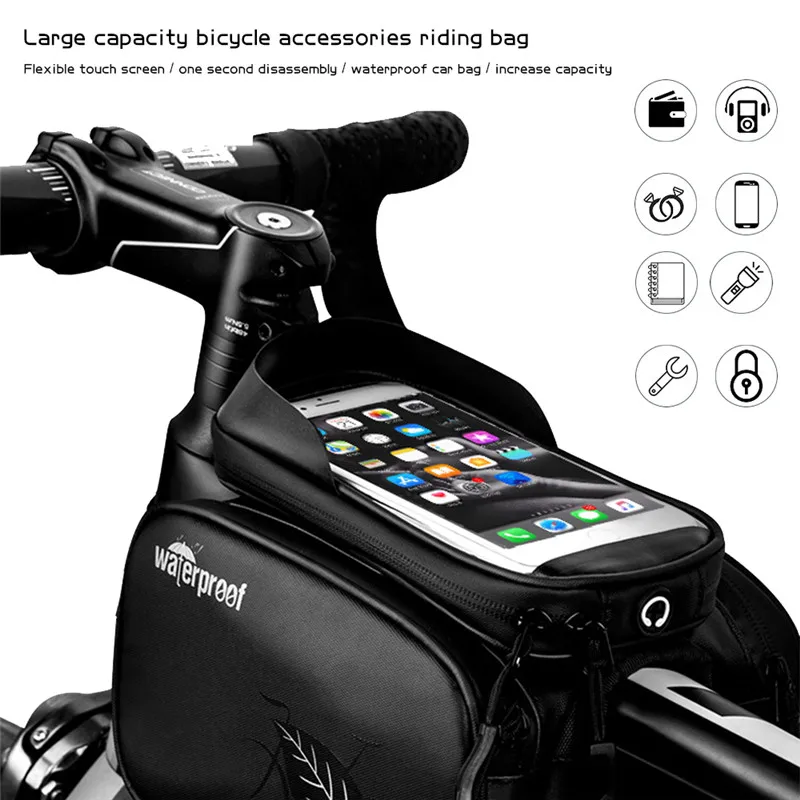 M Pouch Bike Phone 6.5/" smartphone iPhone Bike door objects DualFit