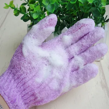 

10pcs/lot Scrubber Skid resistance Body Massage Sponge Gloves Shower Exfoliating Women Bath Gloves