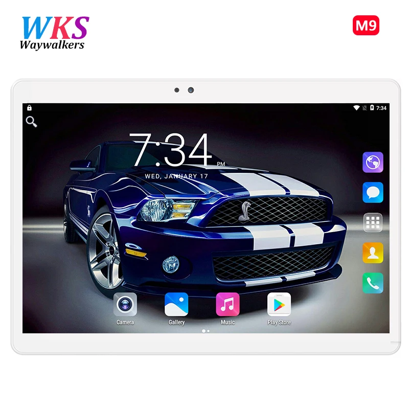 

Free Shipping Smart Newest Tablet PC Phone Call Android 7.0 10.1 Inch Octa Core 1920x1200 WiFi Tablets pc 10 gifts 32GB/64GB