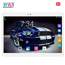 Free Shipping Smart Newest Tablet PC Phone Call Android 7.0 10.1 Inch Octa Core 1920×1200 WiFi Tablets pc 10 gifts 32GB/64GB