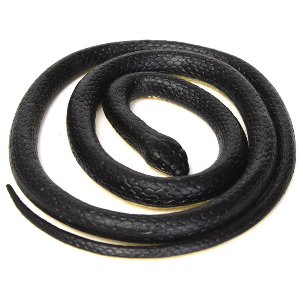 

1 PC Realistic Soft Rubber Toy Snake Safari Garden Props Joke Prank Gift About 130cm Novelty and Gag Playing Jokes Toys Hot Sale