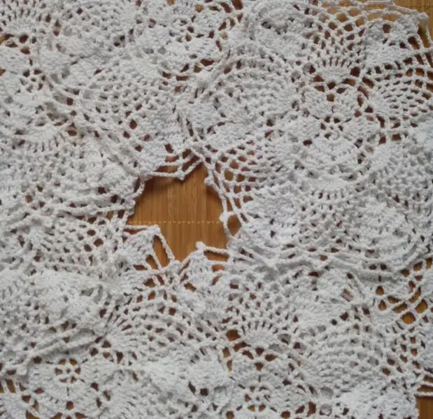 الحديثة جولة الدانتيل القطن الجدول مكان حصيرة الكروشيه القهوة تحديد الموقع سادة عيد الميلاد شرب كوستر كأس القدح الشاي الطعام المفرش المطبخ